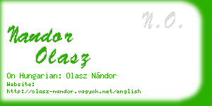 nandor olasz business card